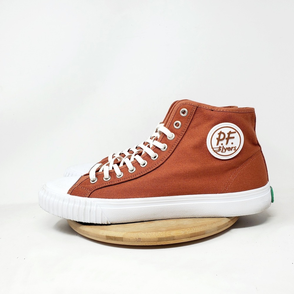 PF Flyers Shoes Mens 12 Brown Center Hi High Top Retro Sneaker